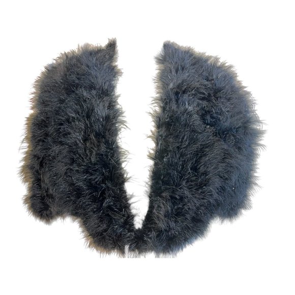 Cachet Black  Feather Jacket - Picture 3 of 8